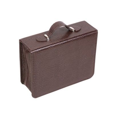 Набор дорожный в сумке из натуральной кожи (на 6 персоны)