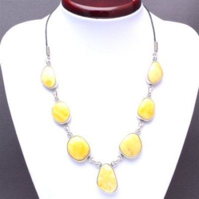 Колье Янтарь "Балтийская осень" арт. ЯК-1445