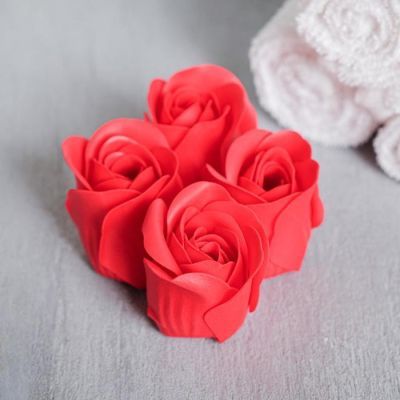 Набор «Самой прекрасной» мыльные лепестки, мыло, полотенце