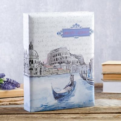 Фотоальбом на 200 фото 13х18 см "Гондольер" 28,5х21х5,5 см