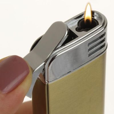 Зажигалка газовая "СССР"  в картонной коробке, мужская, микс  3х6 см