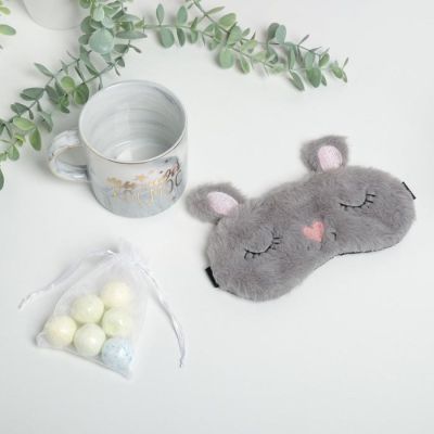 Подарочный набор «Ты мой космос»: кружка 350 мл, маска для сна, соль для ванны 10 г × 6 шт.