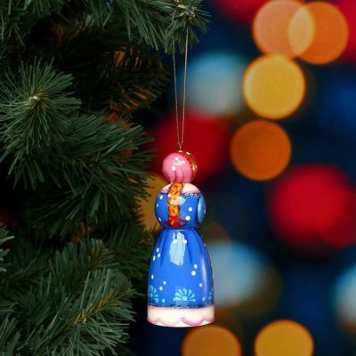 Сувенир «Снегурочка» 11х4 см, ручная роспись