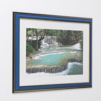 Фоторамка пластик 21х30 см (284Р) синий малахит