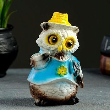 Копилка "Филин в шляпке"