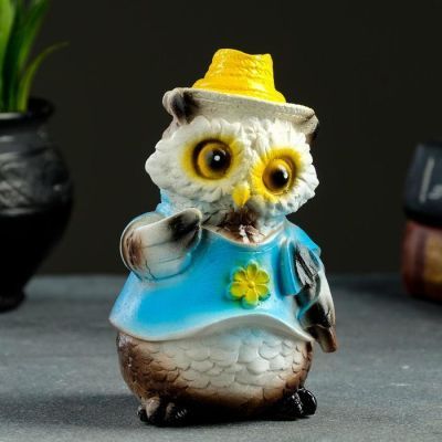 Копилка "Филин в шляпке"