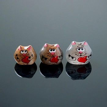 Сувенир «Котенок Веня», 3,5×3 см, селенит