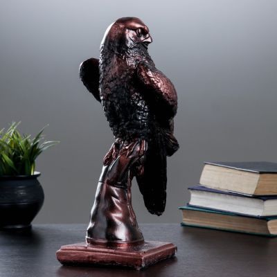 Копилка "Сокол на перчатке" 35х21см   медь