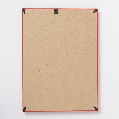 Фоторамка пластик L-6 21х30 см, красный, с небьющимся стеклом