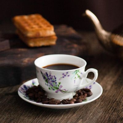 Кофейная пара Доляна «Лаванда», 80 мл