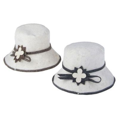 Шапка для бани и сауны "Дамская"