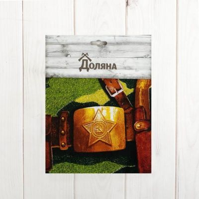 Фартук "Доляна" Генерал кухни, 60х70 см, 100% хлопок, рогожка