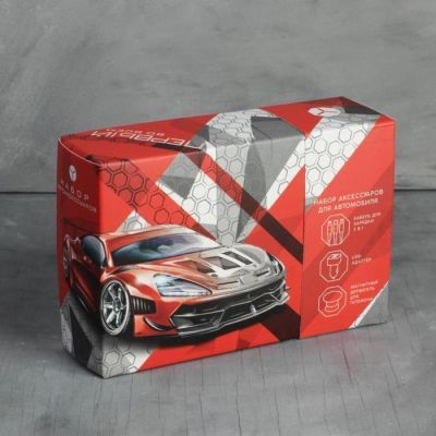 Набор аксессуаров для автомобиля «Первый во всем», магнитный держатель, USB-адаптер, кабель для зарядки