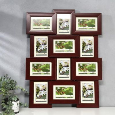 Фоторамка пластик 12 в 1 404-1116-7 10х15 см