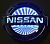 Эмблема NISSAN LIVINA с синей подсветкой