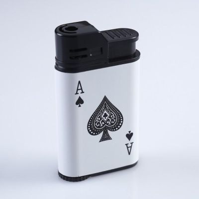 Зажигалка «Туз пик», газ, 6х3,2 см