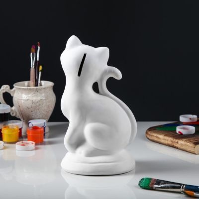 Копилка -раскраска "Кошка Соня", под роспись, 25 см