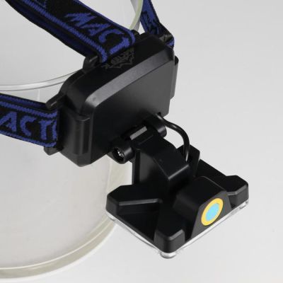 Фонарь налобный аккумуляторный "Мастер К." 5 Вт, 1200 мАч, 200 лм, USB, 8.5х6х6 см микс