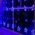 Гирлянда «Бахрома» 2.4 × 0.9 м с насадками «Звёздочки», IP20, прозрачная нить, 186 LED, свечение синее, 8 режимов, 220 В Гирлянда «Бахрома» 2.4 × 0.9 м с насадками «Звёздочки», IP20, прозрачная нить, 186 LED, свечение синее, 8 режимов, 220 В