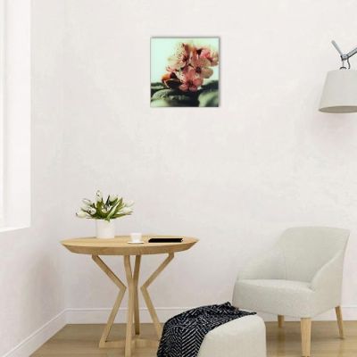 Картина "Цветочки на камушках" 30*30 см