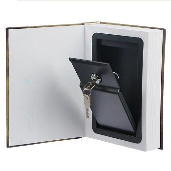 Сейф-книга на ключе с настоящими листами «Капитал» (21 х 16 х 5 см)