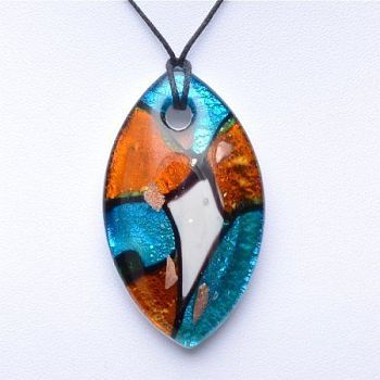 Подвеска Муранское стекло "Лурдас" арт.пМСТ-1518