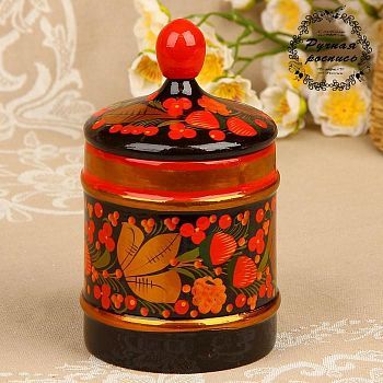 Поставок «Обеденный», 8,5х14 см, хохлома