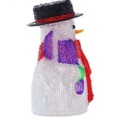 Фигура акрил. "Снеговик" (28х18 см.)