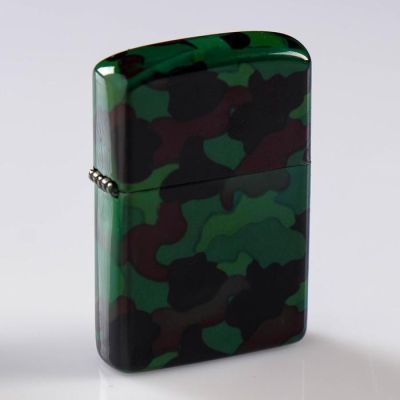 Набор зажигалок "Камуфляж", 4 шт, бензиновые, 23.5х2.5х9.5 см,