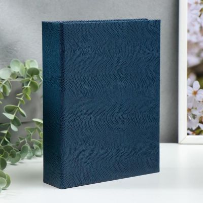 Фотоальбом "Синий" на 200 фото 10х15 см. 18,5х5х23,5 см. ПП карм.