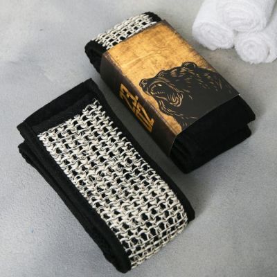 Гель для душа "Настоящий мужик", + мочалка