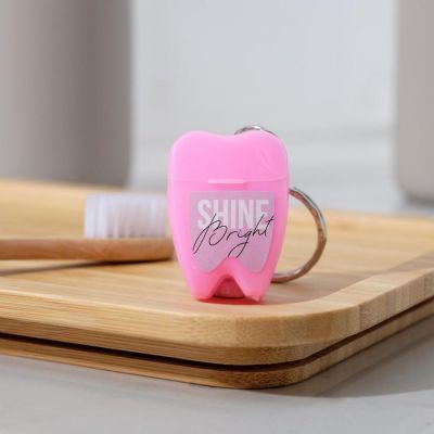 Зубная нить в форме зуба «Сияй», 15 м., 8 х 10,5 см