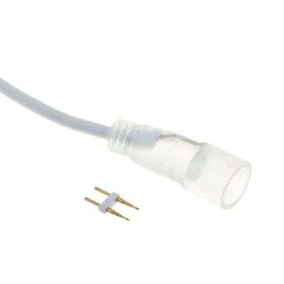 Гибкий неон Luazon Lighting 16 мм круглый, IP67, 50 м, SMD2835, 120 LED/м, 220 В, свечение розовое