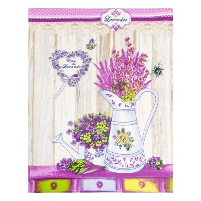 Набор полотенец в пакете "Лаванда " 45х60 см, 160 гр/м, хлопок 100%, вафля, 3 шт