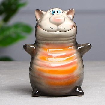 Копилка "Чудик", серый цвет, 18 см