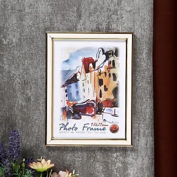 Фоторамка из пластика Молоко 381 15х20 14мм/ фигурный(24)