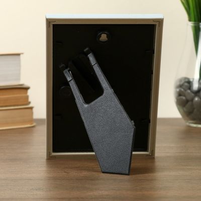 Фоторамка для фото 10х15 см Simple серо-голубая