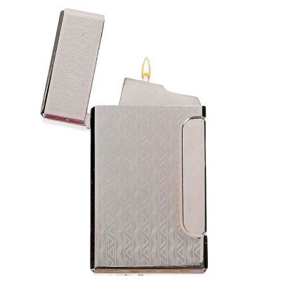 Зажигалка мужская, газ, прямоугольная , микс, 3.5х6.5 см