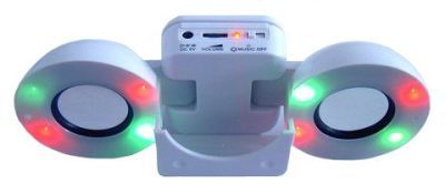 Складные динамики с подсветкой (10х7х7см)