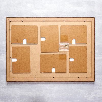 Фоторамка МДФ "Путешествия" на 6 фото 52х36 см.