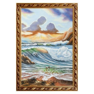 Картина "Прибой" багет №100 (40х60 см)