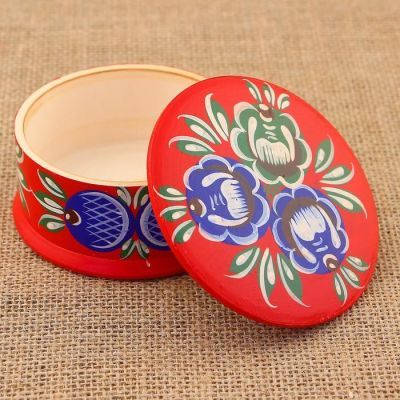 Шкатулка 9,5х4,5 см, городецкая роспись