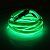 Неоновая нить Cartage для подсветки салона, адаптер питания 12 В, 2 м, зеленый
