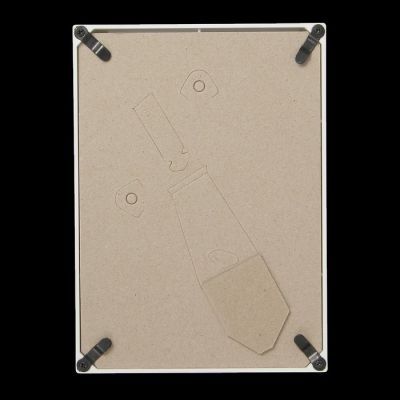 Фоторамка пластик L-1 10х15 см, белый, с небьющимся стеклом