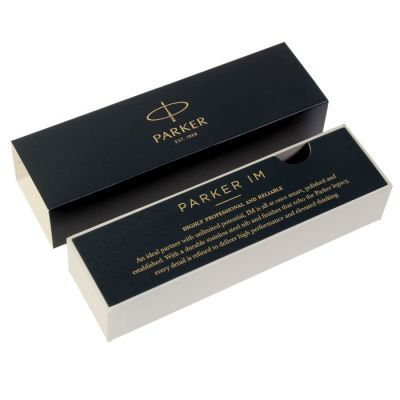 Ручка шариковая Parker IM Core Matte Blue CT M, корпус синий матовый/ хром, синие чернила (1931668)