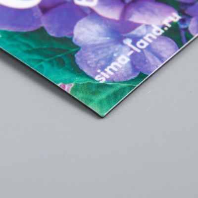 Магнит винил "8 марта. Гортензия" 7х10 см