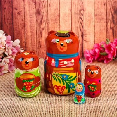 Матрёшка «Три медведя» 4 в 1