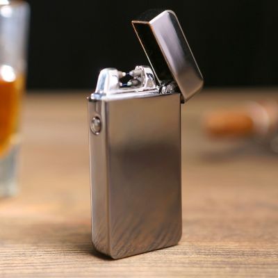 Зажигалка электронная "Классика", USB, дуговая 1х3.5х7 см