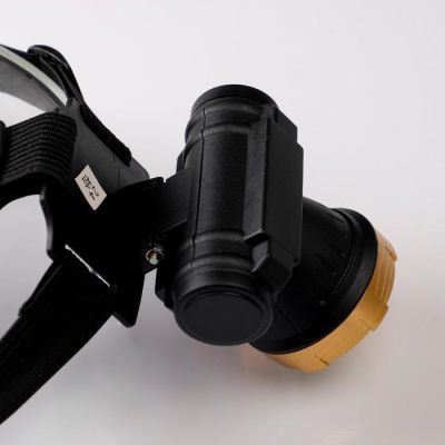 Фонарь налобный "Мастер К.", 3 Вт, 800 mAh, 3.7 В, 100 лм, 1 режим, usb