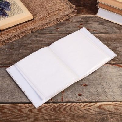 Фотоальбом на 40 фото 10х15 см "Башни и цветы" в коробке, золотая обводка МИКС 17х14х5 см